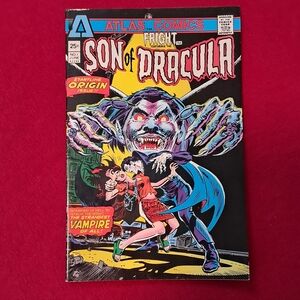 Fright Issue #1 Son of Dracula 1975 Atlas Comics First Printing VF+